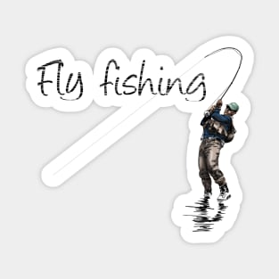 Fly fishing Sticker